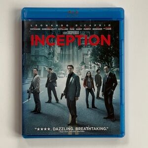 Blu Ray: Inception film Blu Ray, DVD, and special features